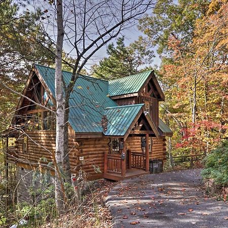 Smoky Mountain Log Cabin 7 Mi To Gatlinburg! 塞维尔维尔 外观 照片