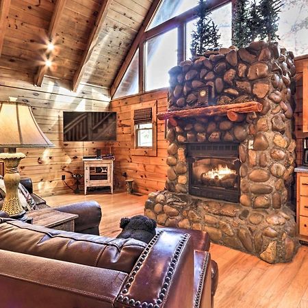 Smoky Mountain Log Cabin 7 Mi To Gatlinburg! 塞维尔维尔 外观 照片