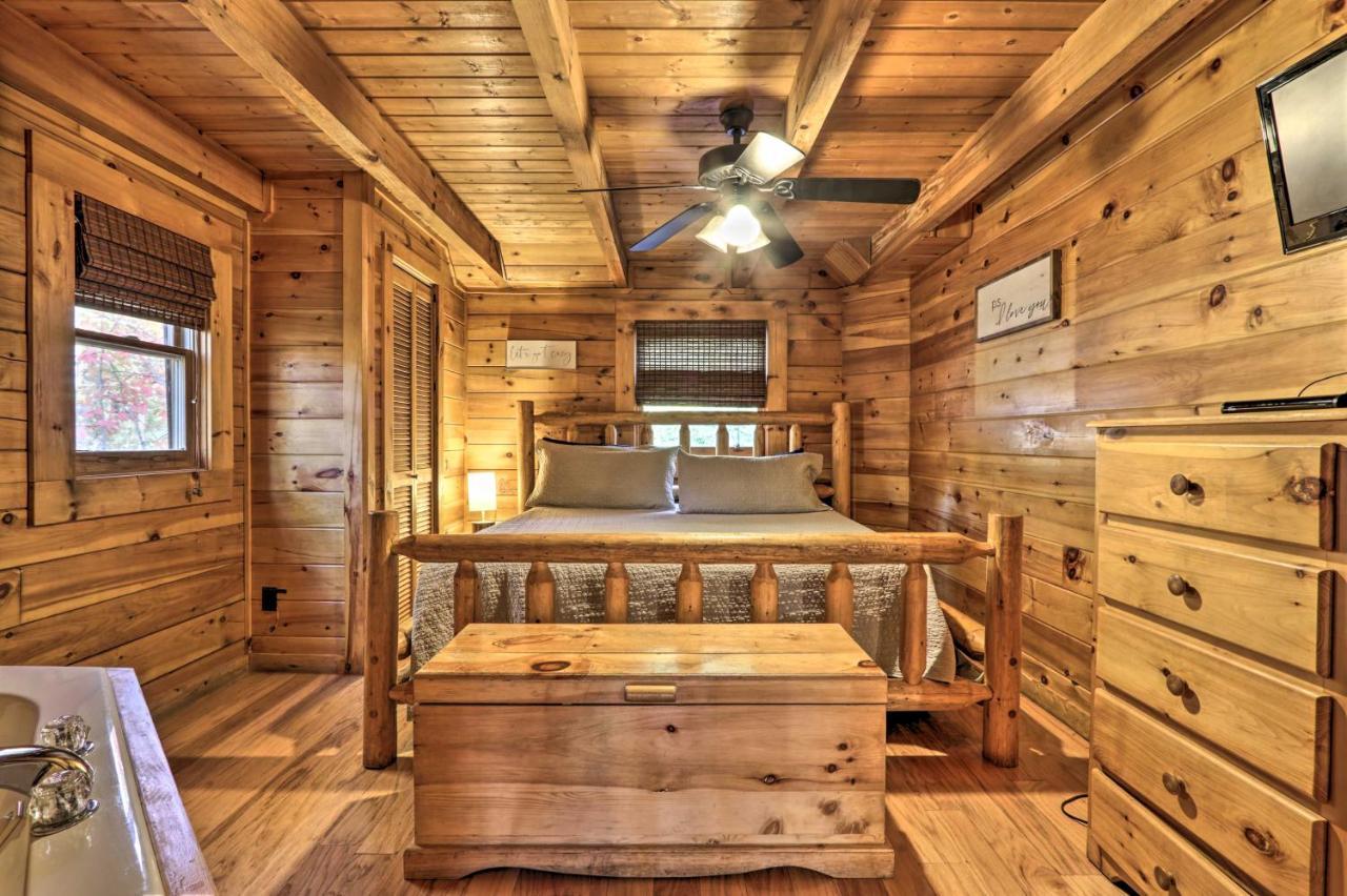 Smoky Mountain Log Cabin 7 Mi To Gatlinburg! 塞维尔维尔 外观 照片