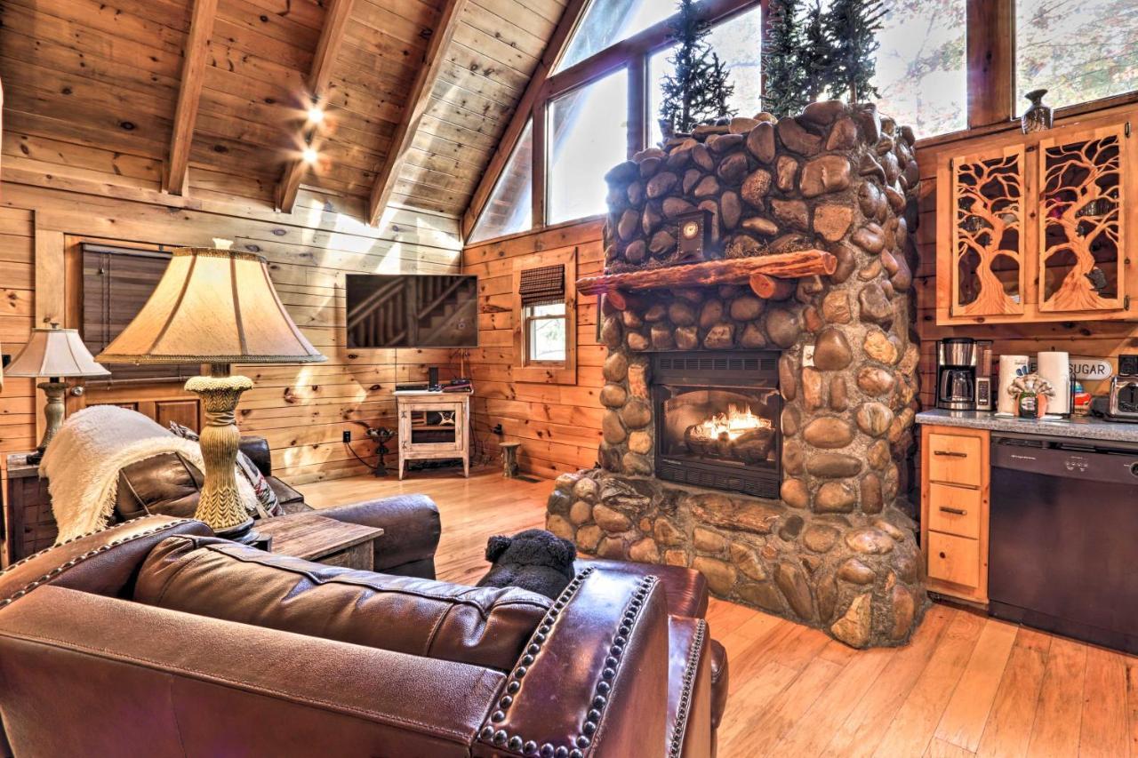 Smoky Mountain Log Cabin 7 Mi To Gatlinburg! 塞维尔维尔 外观 照片