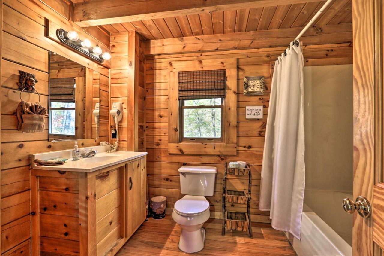 Smoky Mountain Log Cabin 7 Mi To Gatlinburg! 塞维尔维尔 外观 照片