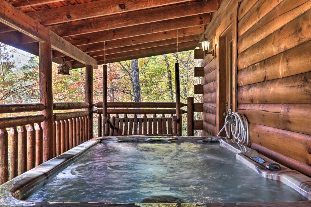 Smoky Mountain Log Cabin 7 Mi To Gatlinburg! 塞维尔维尔 外观 照片
