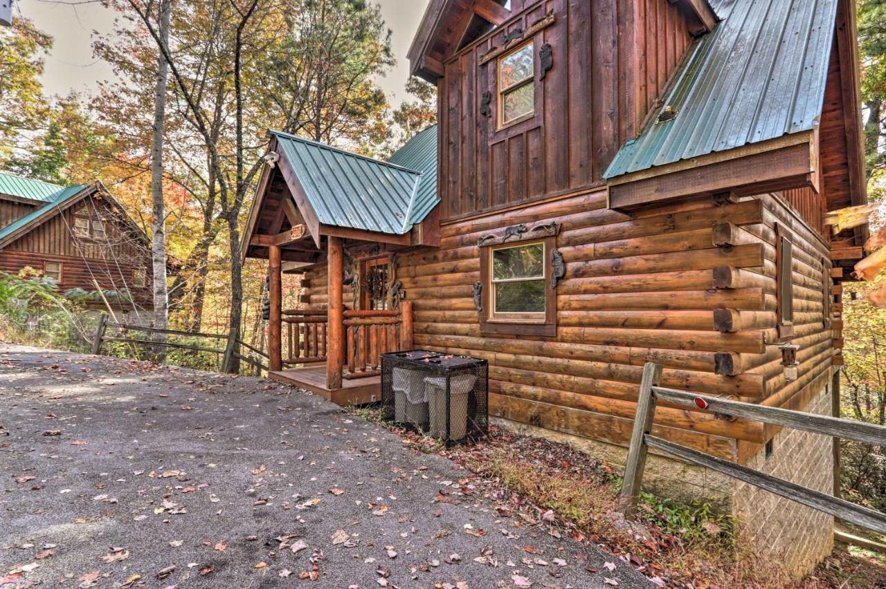Smoky Mountain Log Cabin 7 Mi To Gatlinburg! 塞维尔维尔 外观 照片