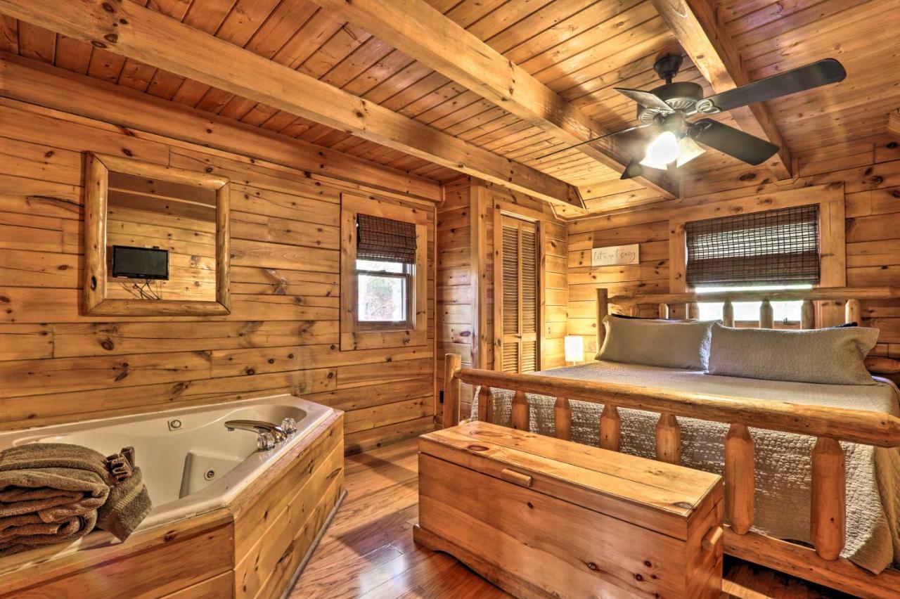 Smoky Mountain Log Cabin 7 Mi To Gatlinburg! 塞维尔维尔 外观 照片