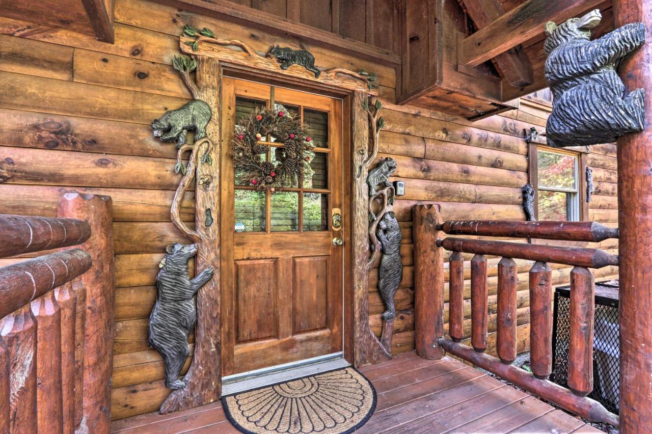 Smoky Mountain Log Cabin 7 Mi To Gatlinburg! 塞维尔维尔 外观 照片