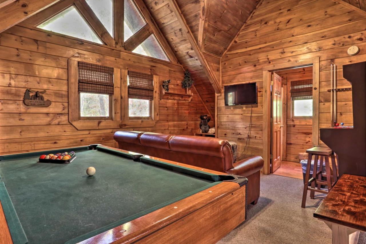 Smoky Mountain Log Cabin 7 Mi To Gatlinburg! 塞维尔维尔 外观 照片