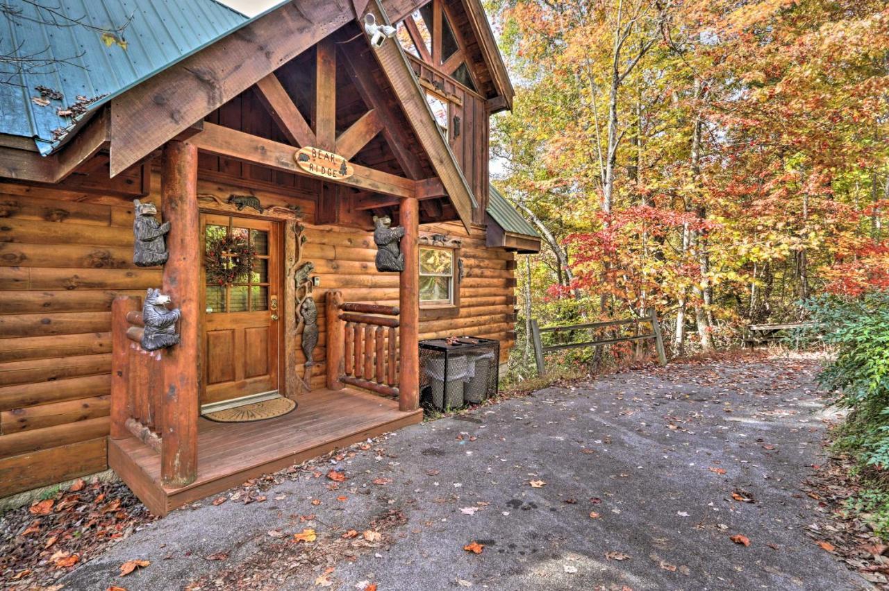 Smoky Mountain Log Cabin 7 Mi To Gatlinburg! 塞维尔维尔 外观 照片